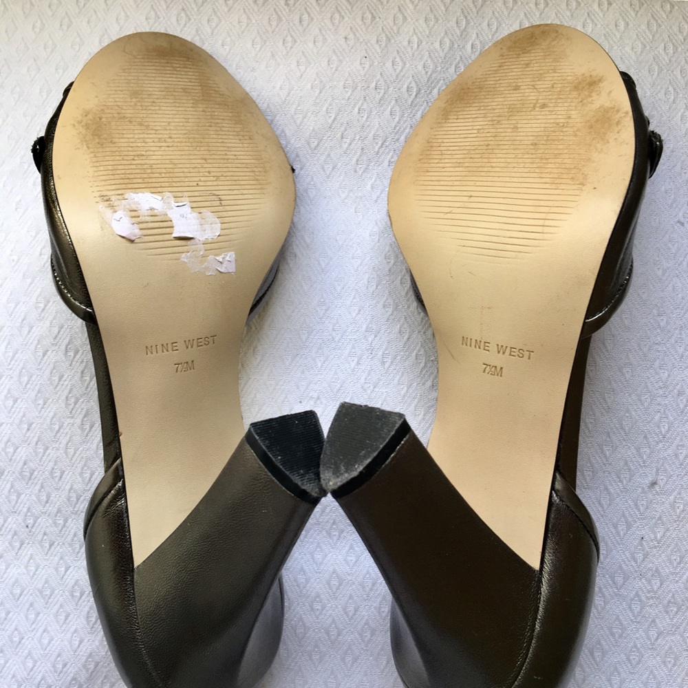 Glamorous Nine West pewter D’orsay heels! 💋SALE! - Picture 7 of 8